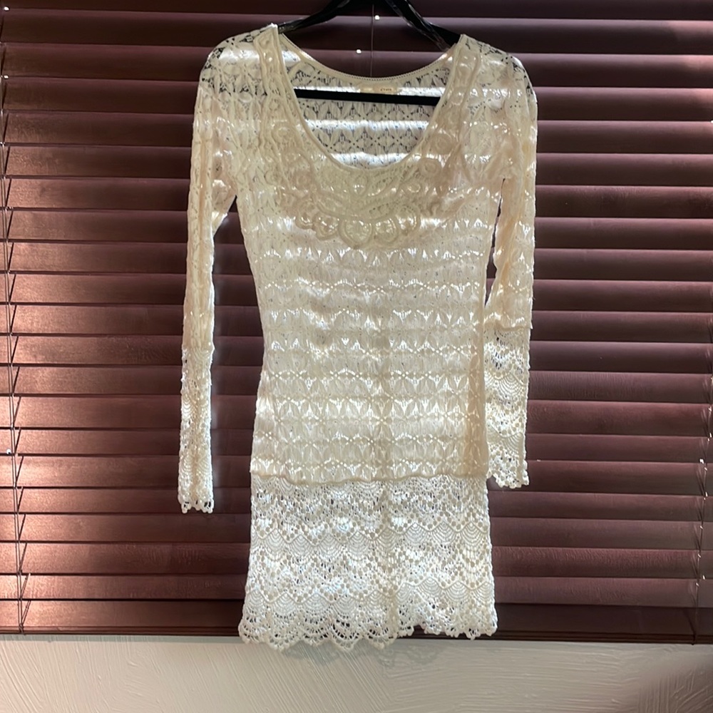 A’reve lace/crochet dresses with slip